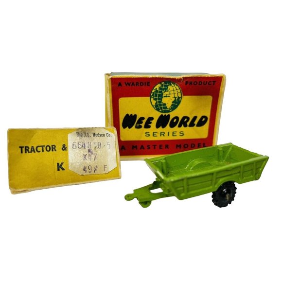 Wee Other - RARE 1950 WARDIE TINY TOY Mini Farm Cart Diecast Wee World Series Replacement